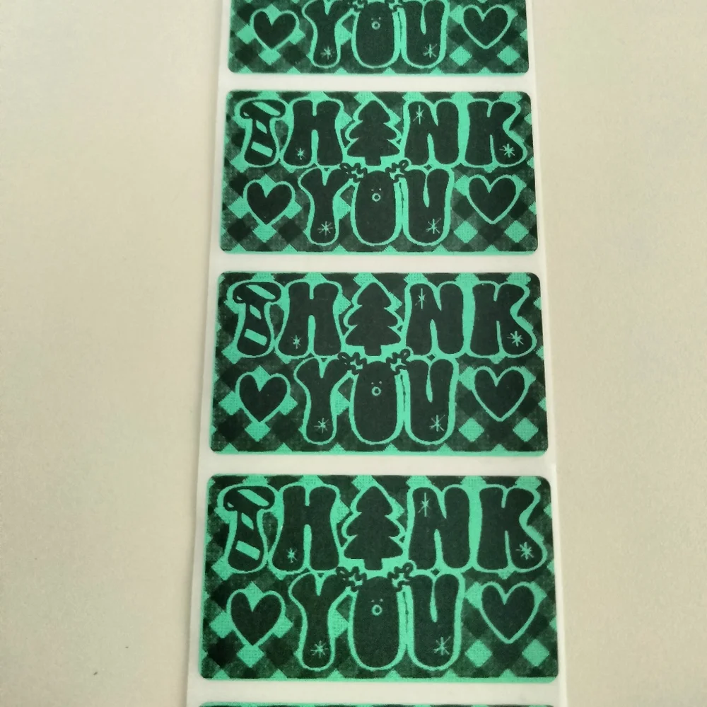 💙100 Christmas Thanks- Shipping Labels Thermal Packaging Stickers 2.25